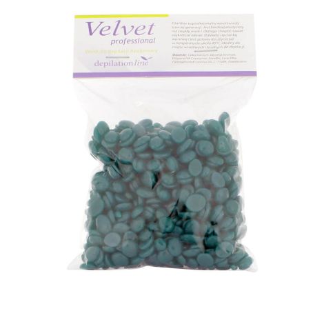 Velvet prof. wosk twardy do depilacji azulenowy 100g