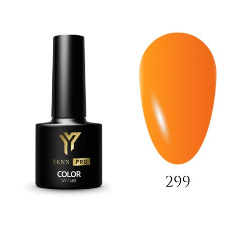 YennPRO - 299 - pomarańczowy lakier hybrydowy 5g