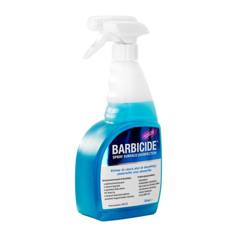 BARBICIDE płyn do dezynfekcji powierzchni oraz akcesoriów zapachowy 750ml.